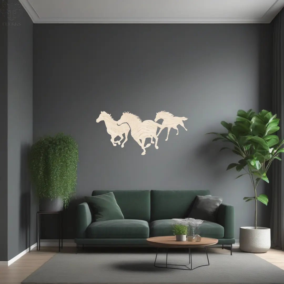 Paarden | Wanddecoratie FLEKKS