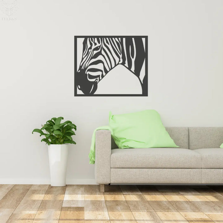 Zebra | Wanddecoratie FLEKKS