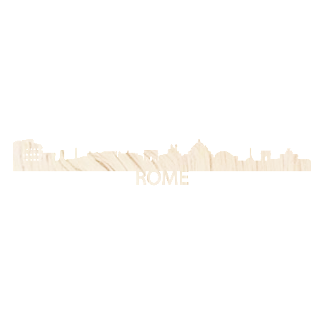 Rome Skyline - Moderne Wanddecoratie | FLEKKS