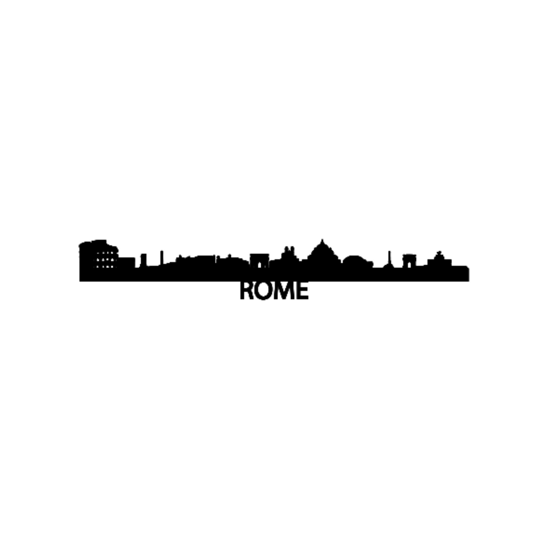 Rome Skyline - Moderne Wanddecoratie | FLEKKS